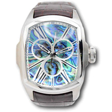 Load image into Gallery viewer, Invicta Lupah Mens 47mm Abalone Dial GMT Day/Date Quartz Watch 45628 Brown Strap-Klawk Watches
