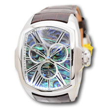 Load image into Gallery viewer, Invicta Lupah Mens 47mm Abalone Dial GMT Day/Date Quartz Watch 45628 Brown Strap-Klawk Watches
