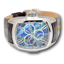 Load image into Gallery viewer, Invicta Lupah Mens 47mm Abalone Dial GMT Day/Date Quartz Watch 45628 Brown Strap-Klawk Watches
