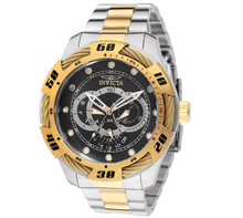 Load image into Gallery viewer, Invicta Speedway Bolt Multifunction Men's 50mm Black Dial Gold Watch 45753
