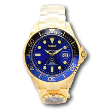 Load image into Gallery viewer, Invicta Grand Diver 47mm Men's Gold Blue Dial Batman Bezel Automatic Dual Time-Klawk Watches
