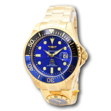 Load image into Gallery viewer, Invicta Grand Diver 47mm Men's Gold Blue Dial Batman Bezel Automatic Dual Time-Klawk Watches

