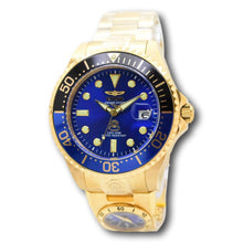 Load image into Gallery viewer, Invicta Grand Diver 47mm Men's Gold Blue Dial Batman Bezel Automatic Dual Time-Klawk Watches
