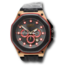 Load image into Gallery viewer, Invicta Akula Men's 50mm Charcoal Dial Rose Gold Silicone Chrono Watch 46150-Klawk Watches
