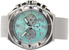 Load image into Gallery viewer, Invicta Racing Men's 48mm Turqoise Blue Dial Mesh Band Chronograph Watch 47202-Klawk Watches
