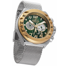 Load image into Gallery viewer, Invicta Racing Men's 48mm Green and Gold Mesh Bracelet Chronograph Watch 47205-Klawk Watches
