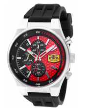 Load image into Gallery viewer, Invicta Racing Men's 44mm Red Honeycomb Dial Black Dual Time Sport Watch 47739
