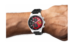 Load image into Gallery viewer, Invicta Racing Men's 44mm Red Honeycomb Dial Black Dual Time Sport Watch 47739
