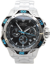 Load image into Gallery viewer, Invicta Venom Combat Men's 52mm Black &amp; Ice Blue Quartz Chronograph Watch 47758
