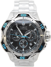 Load image into Gallery viewer, Invicta Venom Combat Men's 52mm Black &amp; Ice Blue Quartz Chronograph Watch 47758
