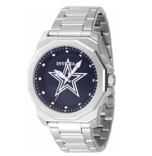 Load image into Gallery viewer, Invicta NFL Dallas Cowboys Men's 42mm Blue Dial Stainless Quartz Watch 47920-Klawk Watches
