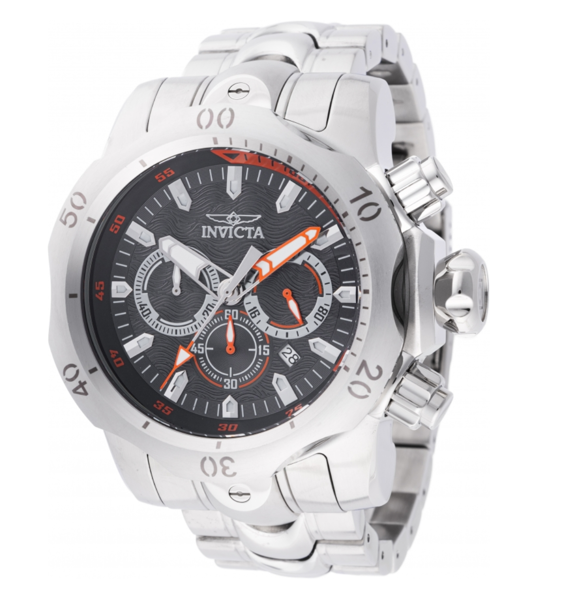 Invicta Venom Mutant Men's 54mm Black Dial Quartz Chronograph
