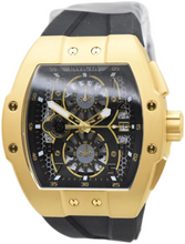 Load image into Gallery viewer, Invicta Racing Gridlock Men's 47mm Skeleton Dial Black &amp; Gold Watch 48029
