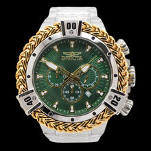 Load image into Gallery viewer, Invicta Bolt Herc Men's 54mm Green Dial Gold Bolt Cable Chronograph Watch 48155-Klawk Watches
