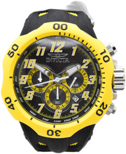 Load image into Gallery viewer, Invicta Venom Hydra Yellow Jacket Men's 52mm Silicone Chronograph Watch 48236-Klawk Watches
