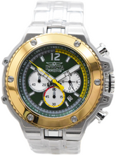 Load image into Gallery viewer, Invicta Racing Speedline Men's 56mm Green &amp; Gold Chronograph Watch 48315-Klawk Watches
