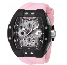 Load image into Gallery viewer, Invicta Racing Gridlock Men's 47mm Skeleton Black Pink Chronograph Watch 48336-Klawk Watches
