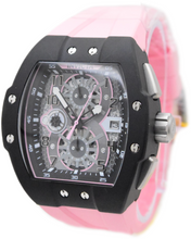 Load image into Gallery viewer, Invicta Racing Gridlock Men's 47mm Skeleton Black Pink Chronograph Watch 48336-Klawk Watches
