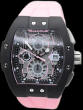 Load image into Gallery viewer, Invicta Racing Gridlock Men's 47mm Skeleton Black Pink Chronograph Watch 48336-Klawk Watches
