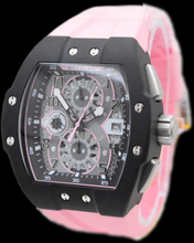 Load image into Gallery viewer, Invicta Racing Gridlock Men's 47mm Skeleton Black Pink Chronograph Watch 48336-Klawk Watches
