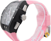 Load image into Gallery viewer, Invicta Racing Gridlock Men's 47mm Skeleton Black Pink Chronograph Watch 48336-Klawk Watches
