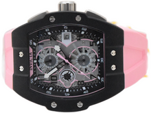 Load image into Gallery viewer, Invicta Racing Gridlock Men's 47mm Skeleton Black Pink Chronograph Watch 48336-Klawk Watches
