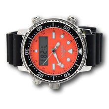 Load image into Gallery viewer, Invicta Pro Diver Men's 46.5mm Orange Dual Time Digital Ana-Digi Watch 48368-Klawk Watches
