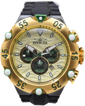 Load image into Gallery viewer, Invicta Subaqua Cobra Men's 54mm Gold &amp; Green Sport Chrono Watch 48544-Klawk Watches
