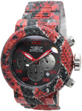 Load image into Gallery viewer, Invicta Pro Diver Exclusive Cobra Strike Black &amp; Red Aqua Plating Chrono Watch-Klawk Watches
