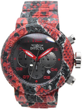 Load image into Gallery viewer, Invicta Pro Diver Exclusive Cobra Strike Black &amp; Red Aqua Plating Chrono Watch-Klawk Watches
