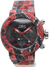 Load image into Gallery viewer, Invicta Pro Diver Exclusive Cobra Strike Black &amp; Red Aqua Plating Chrono Watch-Klawk Watches
