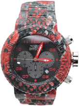 Load image into Gallery viewer, Invicta Pro Diver Exclusive Cobra Strike Black &amp; Red Aqua Plating Chrono Watch-Klawk Watches
