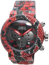 Load image into Gallery viewer, Invicta Pro Diver Exclusive Cobra Strike Black &amp; Red Aqua Plating Chrono Watch-Klawk Watches
