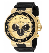 Load image into Gallery viewer, Invicta Pro Diver Laser Acid Etched Geo Case Men's 52mm Gold Chrono Watch 48618
