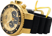 Load image into Gallery viewer, Invicta Pro Diver Laser Acid Etched Geo Case Men's 52mm Gold Chrono Watch 48618
