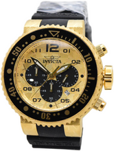 Load image into Gallery viewer, Invicta Pro Diver Laser Acid Etched Geo Case Men's 52mm Gold Chrono Watch 48618
