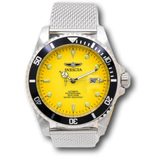 Load image into Gallery viewer, Invicta Pro Diver Automatic Men's 47mm Sunburst Yellow Fade Mesh Watch 48628-Klawk Watches
