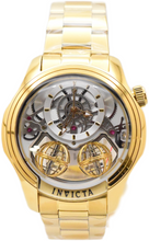 Load image into Gallery viewer, Invicta Specialty Twin-Axis Men's 46mm Quartz Watch Gold Skeleton Dial 48900-Klawk Watches
