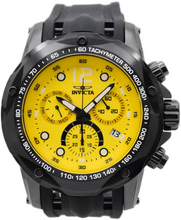 Load image into Gallery viewer, Invicta Speedway Turbo Men's 51mm Yellow Dial Z60 Swiss Chronograph Watch 48908
