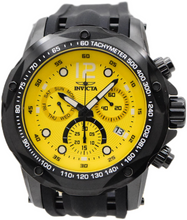 Load image into Gallery viewer, Invicta Speedway Turbo Men's 51mm Yellow Dial Z60 Swiss Chronograph Watch 48908

