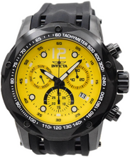 Load image into Gallery viewer, Invicta Speedway Turbo Men's 51mm Yellow Dial Z60 Swiss Chronograph Watch 48908
