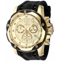 Load image into Gallery viewer, Invicta Speedway Cruise Turbo Men's 51mm Gold Z60 Swiss Chronograph Watch 48910-Klawk Watches
