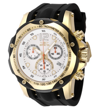 Load image into Gallery viewer, Invicta Speedway Cruise Turbo 51mm Gold Swiss Chronograph White Dial Watch 48911
