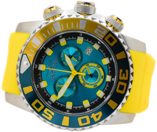 Load image into Gallery viewer, Invicta Sea Hunter Blue Dial Men's 52mm Yellow Fly Back Chrono Watch 48983-Klawk Watches
