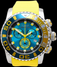 Load image into Gallery viewer, Invicta Sea Hunter Blue Dial Men's 52mm Yellow Fly Back Chrono Watch 48983-Klawk Watches

