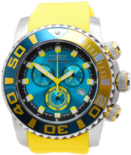 Load image into Gallery viewer, Invicta Sea Hunter Blue Dial Men's 52mm Yellow Fly Back Chrono Watch 48983-Klawk Watches
