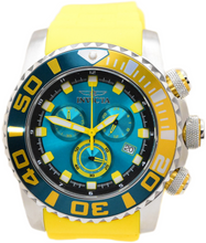 Load image into Gallery viewer, Invicta Sea Hunter Blue Dial Men's 52mm Yellow Fly Back Chrono Watch 48983-Klawk Watches
