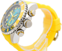 Load image into Gallery viewer, Invicta Sea Hunter Blue Dial Men's 52mm Yellow Fly Back Chrono Watch 48983-Klawk Watches
