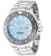 Load image into Gallery viewer, Invicta Grand Diver Men's 52mm Aqua Blue Mother of Pearl Quartz Watch 49156
