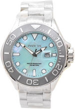 Load image into Gallery viewer, Invicta Grand Diver Men's 52mm Aqua Blue Mother of Pearl Quartz Watch 49156

